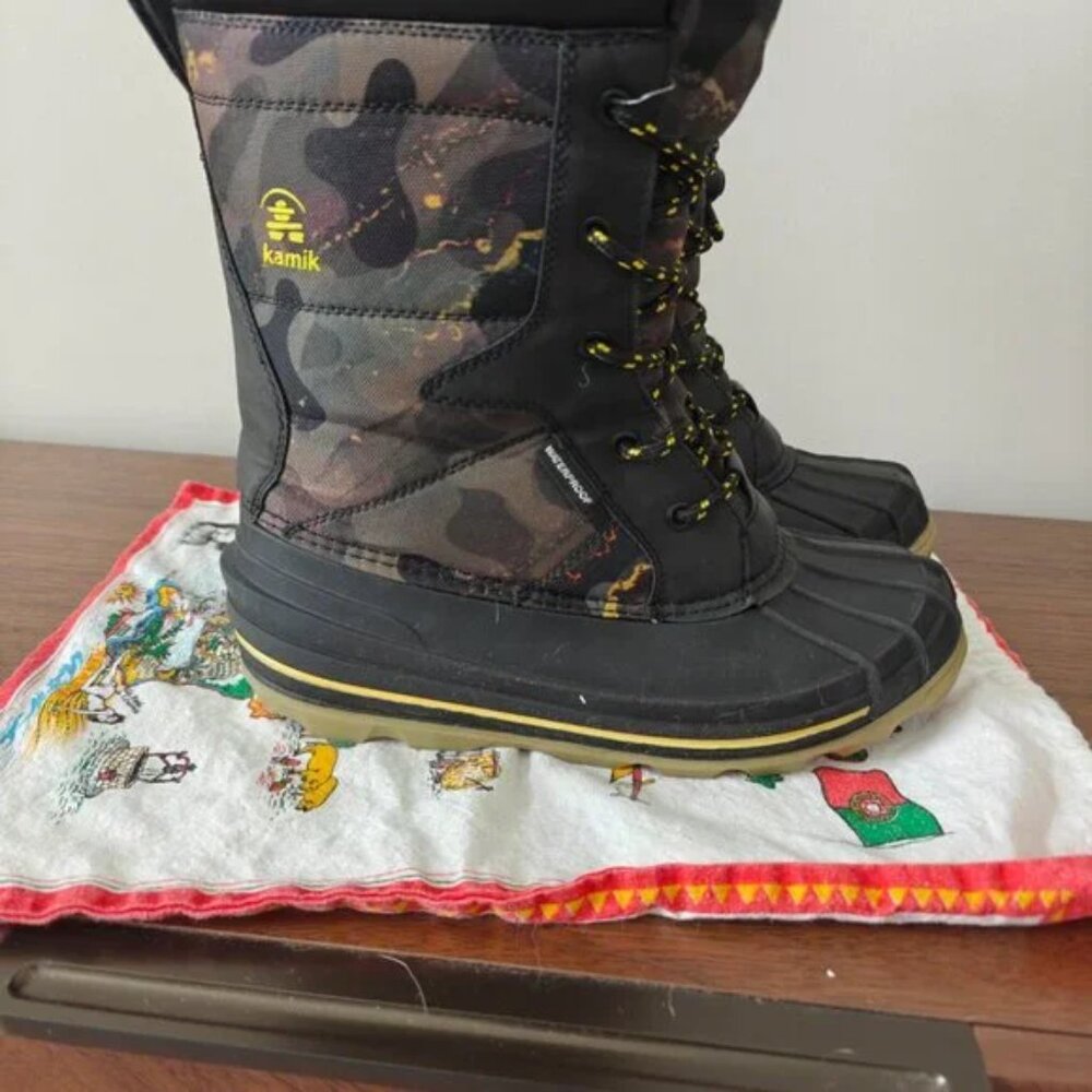 Kamik 7 boys camo Insulated Boots